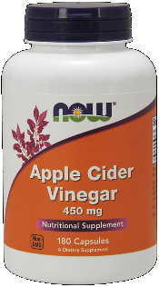 Apple Cider Vinegar 450 mg (180 Caps) NOW Foods